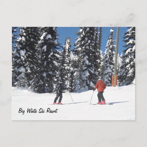 Big White Ski Resort Postcard