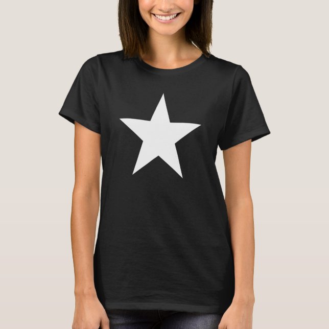 Big White Star T Shirt (Front)