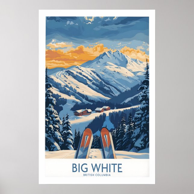 Big White Wall Art Print - British Columbia 1 (Front)