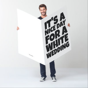  BIG WHITE WEDDING CONGRATULATIONS BIGGEST CARD