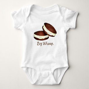 Big Whoop Chocolate Whoopie Pie PA Dutch Food Baby Bodysuit