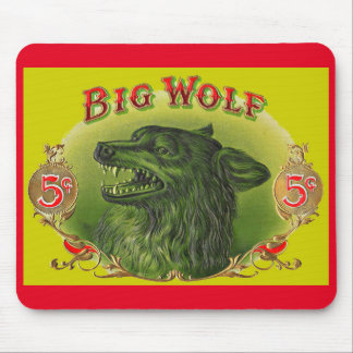Big Wolf cigar label Mouse Pad