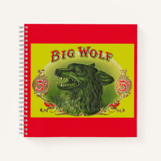 Big Wolf cigar label Notebook
