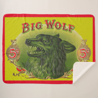 Big Wolf cigar label Sherpa Blanket