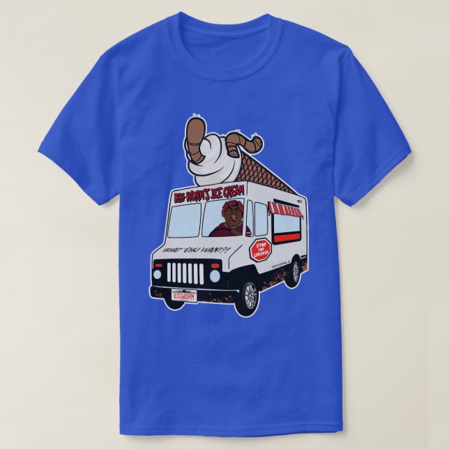 Big Worms Ice Cream Truck T-Shirt (Design Front)