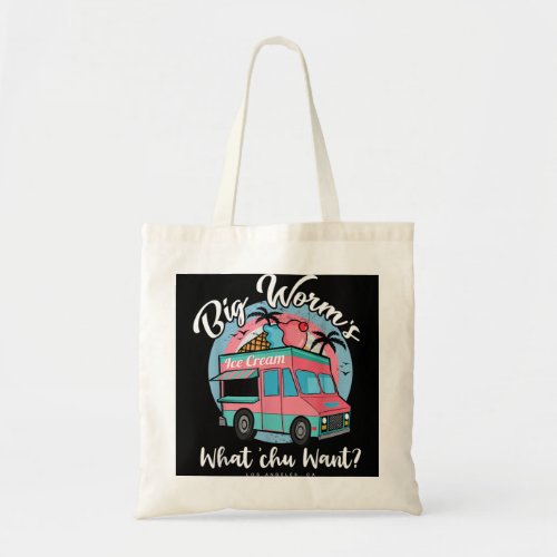Big Worms Ice Cream What Chu Want Hello Summer Se Tote Bag