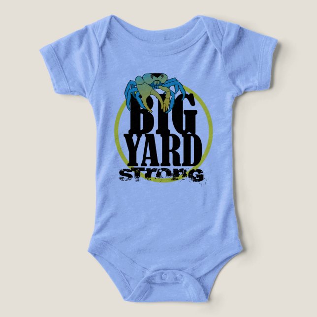 Big Yard Strong Bahamas Baby blue Infant T-shirt (Design Front)