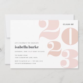 Big Year | Graduation Party Invitation | Zazzle