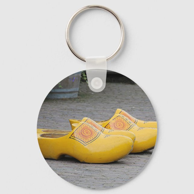 Big yellow clogs, Holland Keychain (Front)