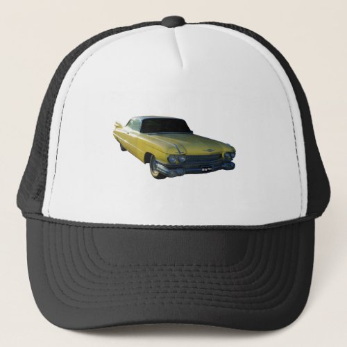 Big Yellow Fin 59 Cadillac Trucker Hat