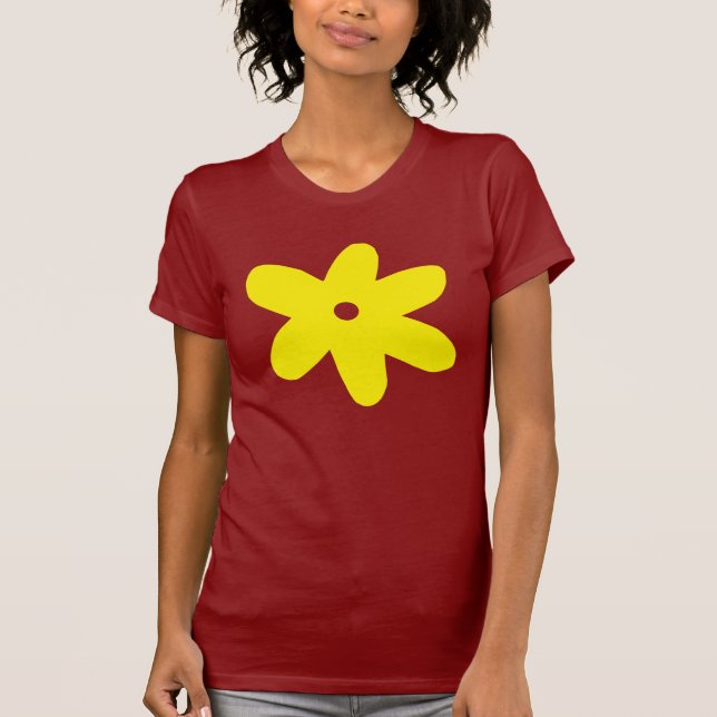 Big Yellow Flower T-Shirt (Front)