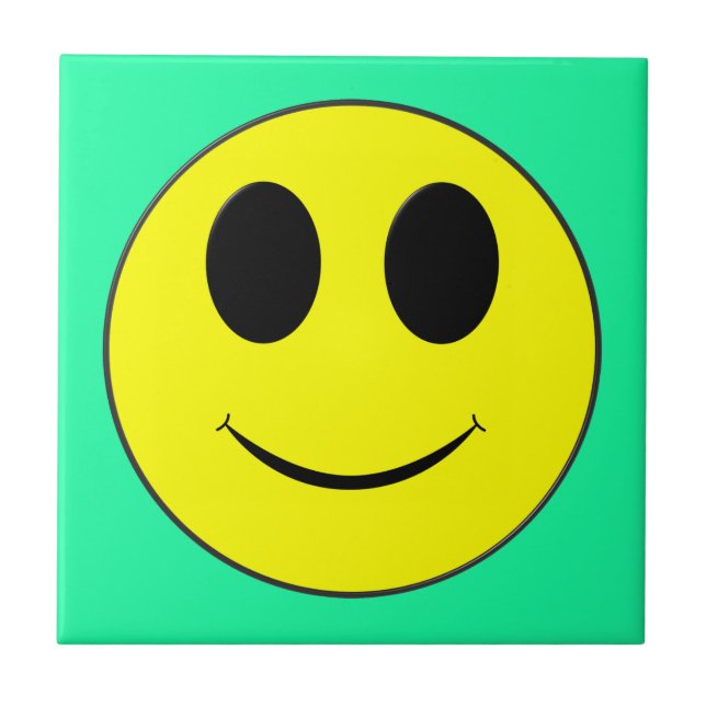 Big Yellow Happy Face Tile (Front)