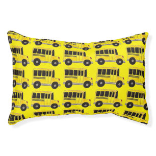 Big Yellow School Bus Dog Pet Bed