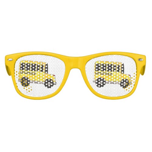 Big Yellow School Bus Party Shades