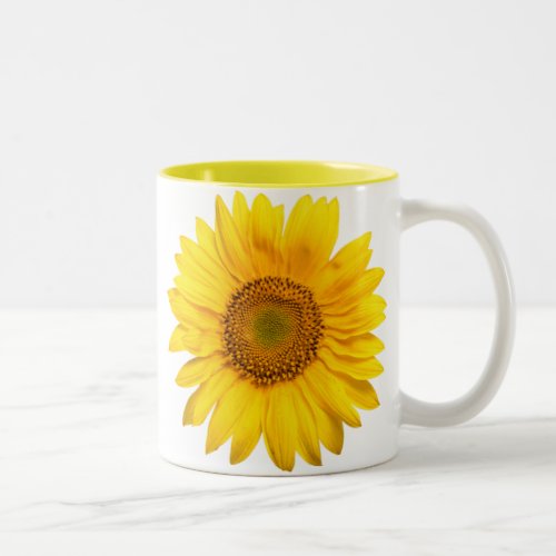 big yellow sunflower Mug
