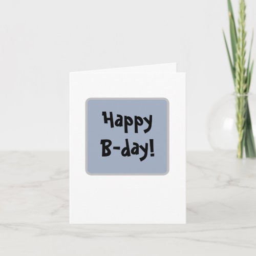 Big Yikes Birthday Card