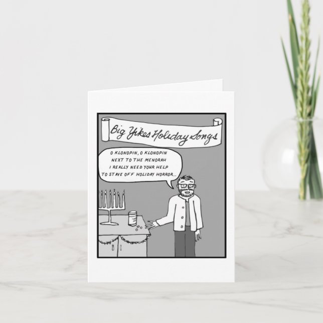 Big Yikes Holiday Card: Hanukkah, O Hanukkah Thank You Card (Front)