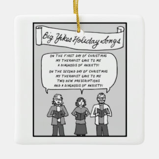 Big Yikes Ornament: 12 Days of Christmas Ceramic Ornament