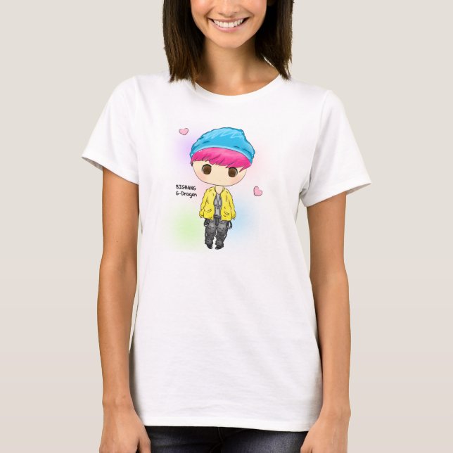 [BIGBANG] G-DRAGON CHIBI WOMEN'S T-SHIRT (Front)