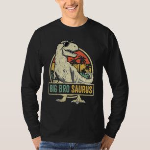 Bigbrosaurus Rex Dinosaur Big Bro Saurus Brother F T-Shirt