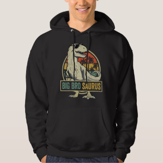 Bigbrosaurus T Rex Dinosaur Big Bro Saurus Brother Hoodie