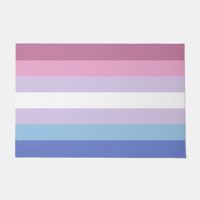 Bigender Flag  Doormat (Front)