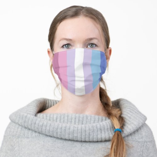 Bigender Pride Flag Adult Cloth Face Mask
