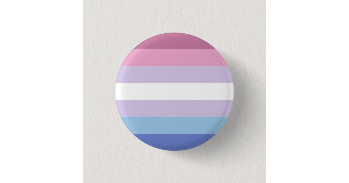 Bigender Pride Flag Badge Button | Zazzle