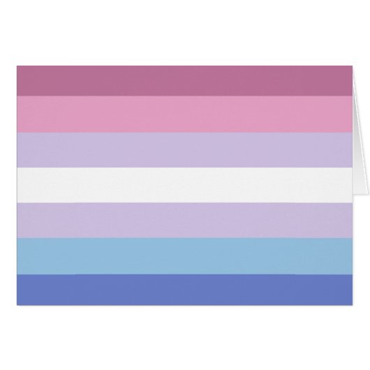 Bigender Pride Flag Cards (Front Horizontal)