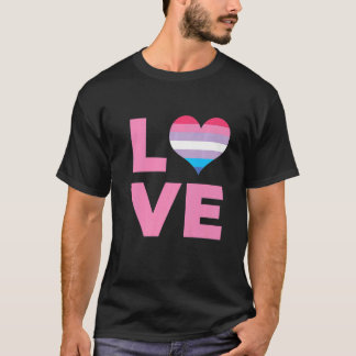 Bigender Pride Flag Love Bigender Flag T-Shirt
