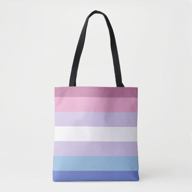 Bigender Pride Tote Bag (Front)