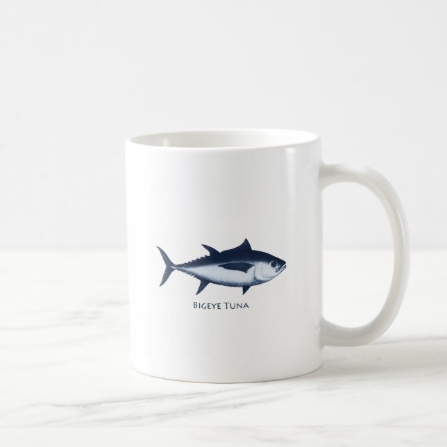 Bigeye Tuna Logo Coffee Mug (Right)