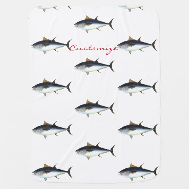 Bigeye Tuna Style Thunder_Cove Baby Blanket (Front)