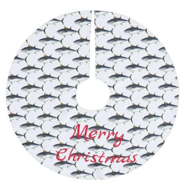 Bigeye Tuna Style Thunder_Cove Brushed Polyester Tree Skirt (Front)