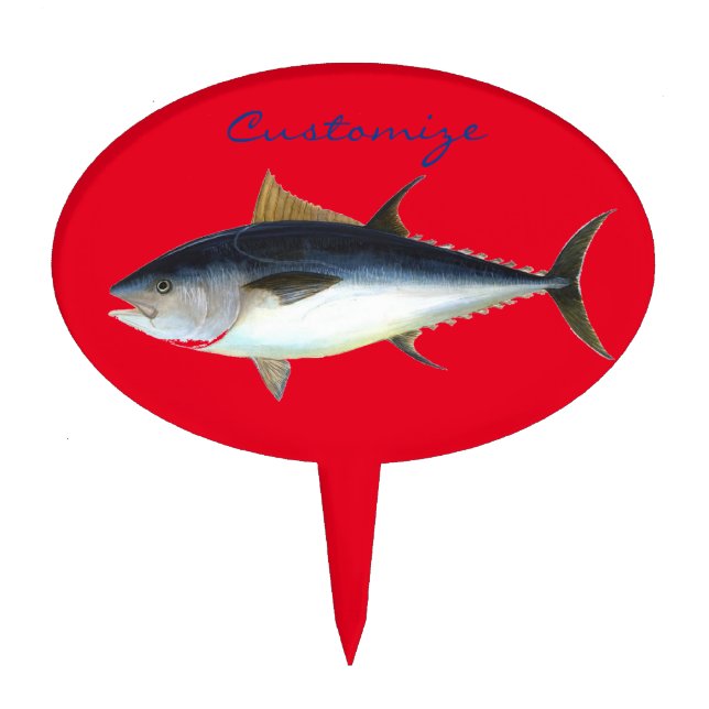 Bigeye Tuna Style Thunder_Cove Cake Topper (Front)