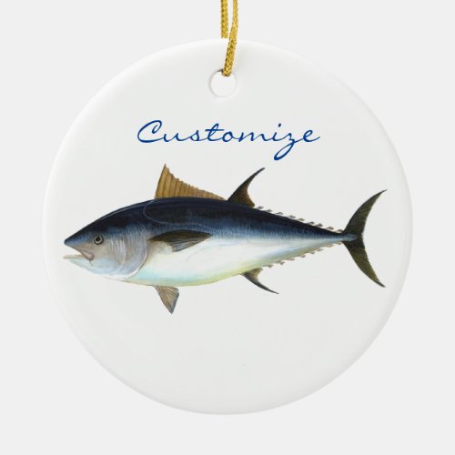 Bigeye Tuna Style Thunder_Cove Ceramic Ornament