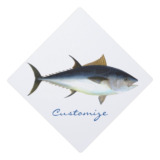 Bigeye Tuna Style Thunder_Cove Graduation Cap Topper (Front)