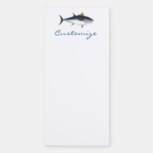 Bigeye Tuna Style Thunder_Cove Magnetic Notepad