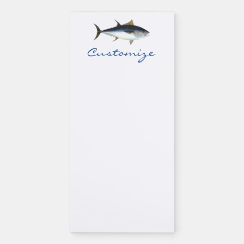 Bigeye Tuna Style Thunder_Cove Magnetic Notepad