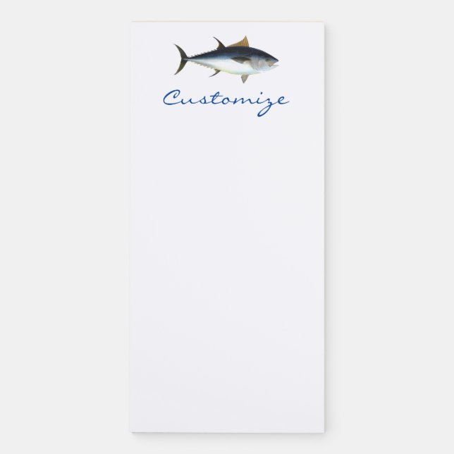 Bigeye Tuna Style Thunder_Cove Magnetic Notepad (Front)