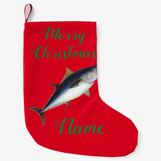 Bigeye Tuna Style Thunder_Cove Small Christmas Stocking (Front)