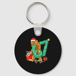 Bigfoot 67 Meme Christmas Tree 67 Baseball Lifesty Keychain