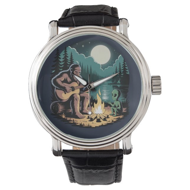 Bigfoot Alien UFO Cryptid Paranormal Encounter Watch (Front)