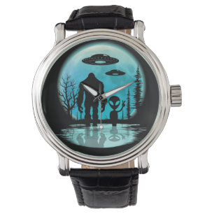Bigfoot Alien UFO Disclosure Conspiracy Gift Watch
