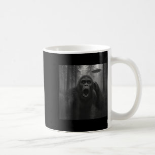Bigfoot Alien Ufo Selfie Funny Sasquatch Meme Men  Coffee Mug