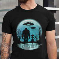 Bigfoot Alien UFO Tee Conspiracy Theory