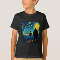 Bigfoot Alien Ufo Van Gogh Starry Night Sasquatch