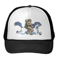 Bigfoot, Alien, Unicorn Trucker Hat