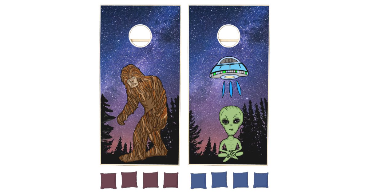 Aliens Cornhole Boards