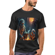 Bigfoot and The Chief Moonlit Forest Gathering T-S
